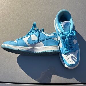 Nike Low Top Sneakers in Sky Blue & White
